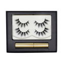 12 options 3d magnetic faux mink eyelashes vendor luxury magnetic eyeliner mink eyelashes set